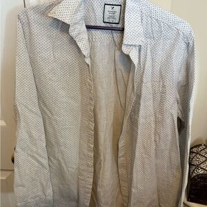 Denver Hayes Cream Patterned Shirt